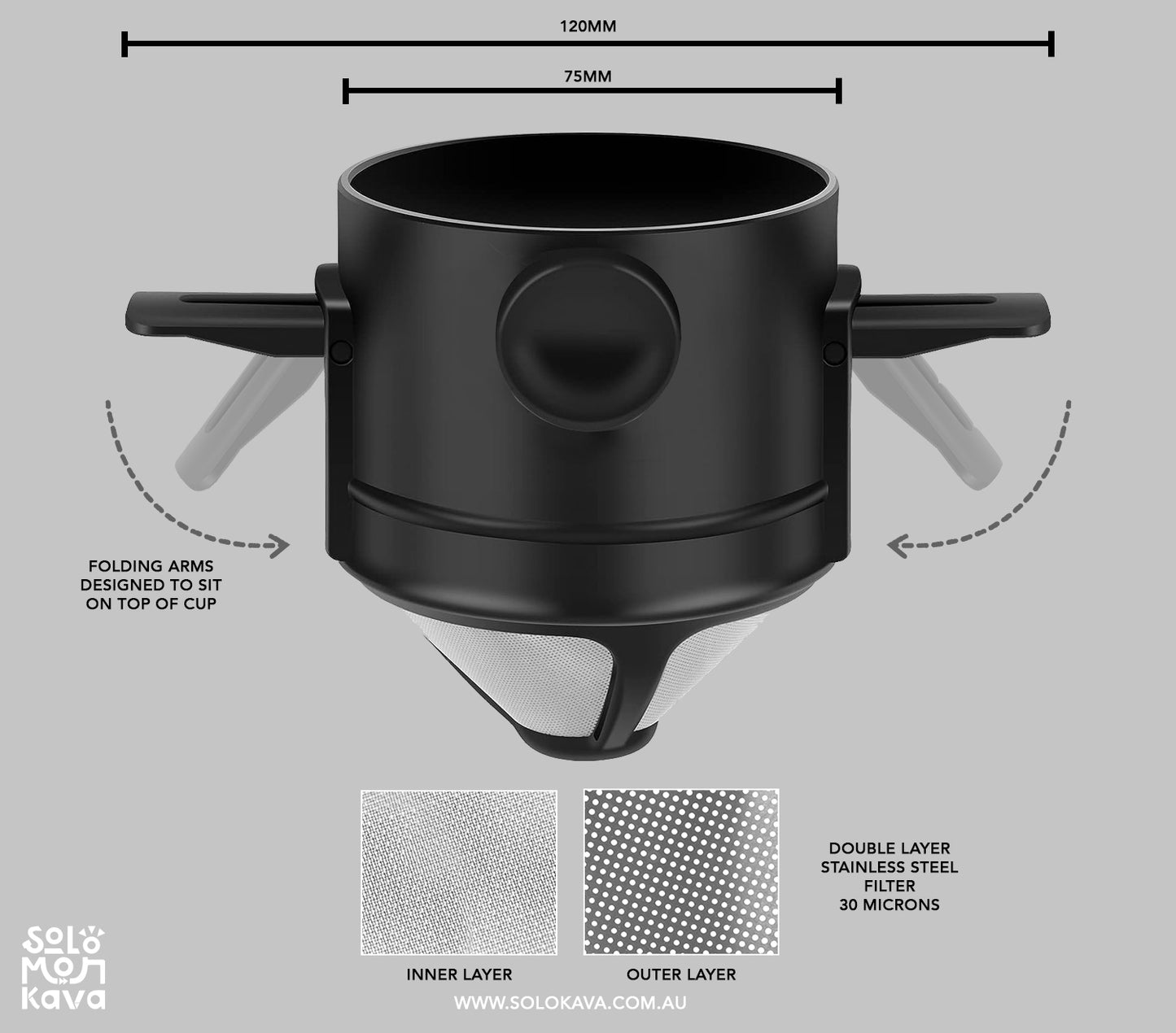 Kava Premium Straining Filter (30 microns/fine brew)