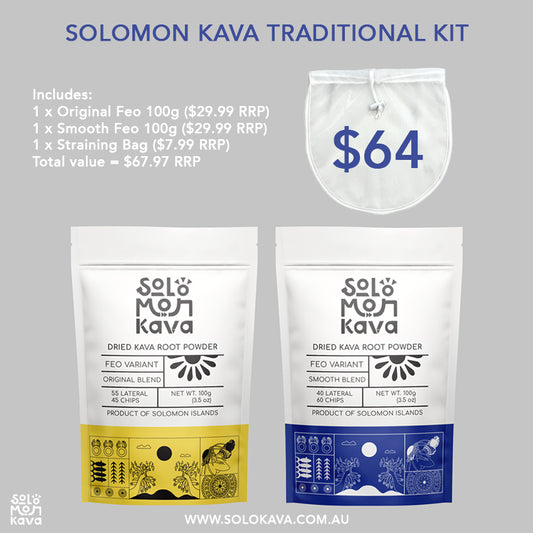 Solomon Kava Traditional Kit $64