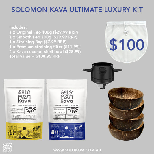 Solomon Kava Ultimate Luxury Kit $100