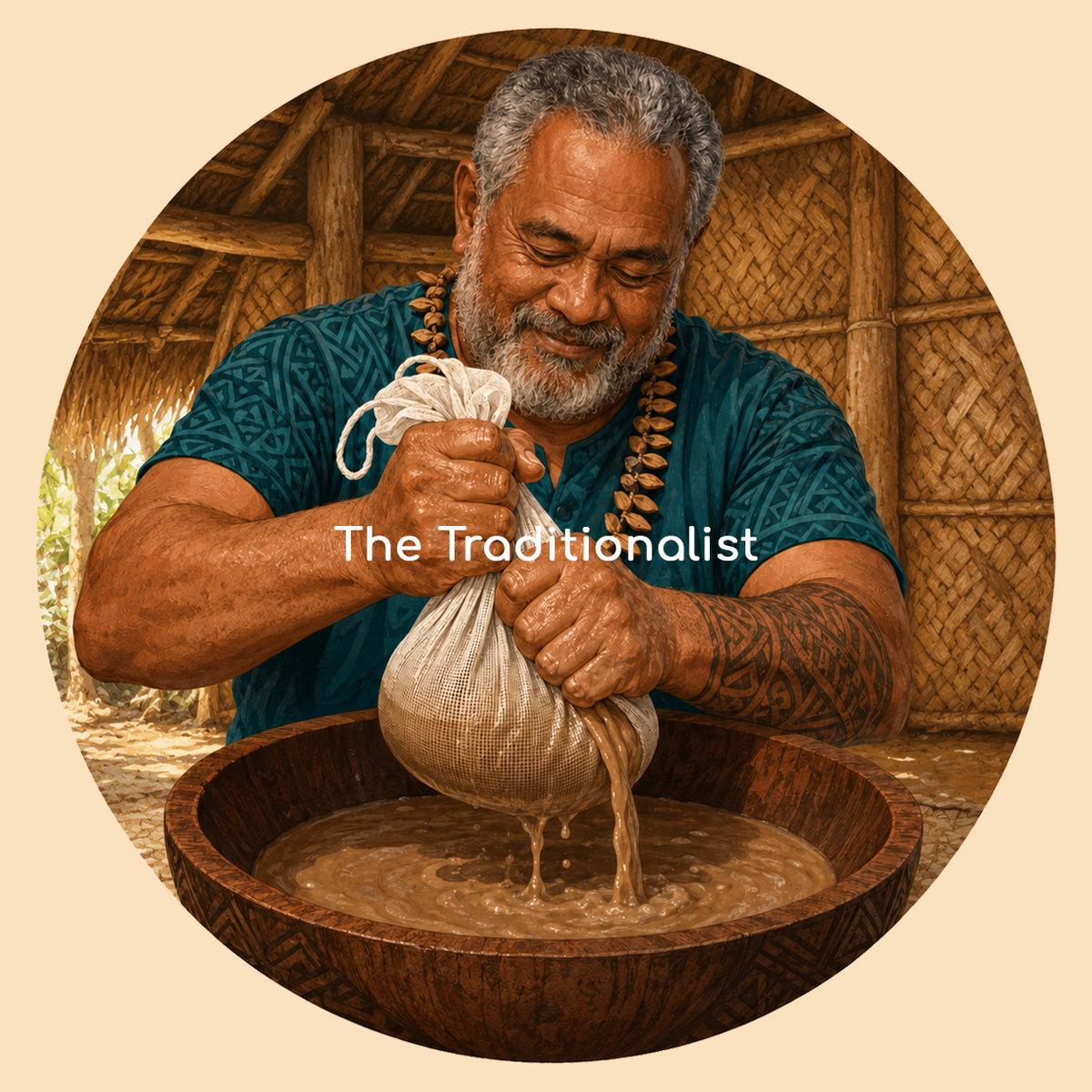 Kava Straining Bag (80 microns/traditional brew)